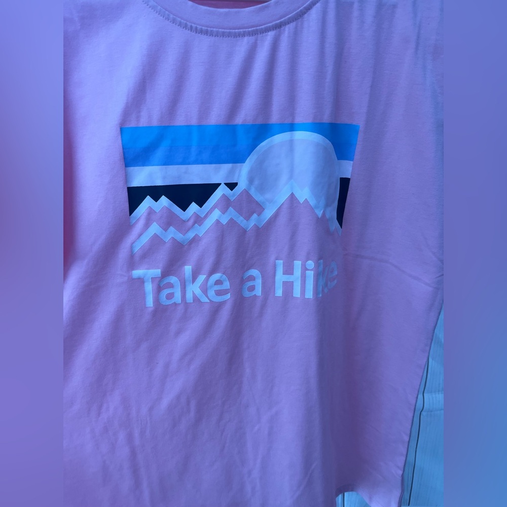🌹Pink Take a Hike Graphic Tee.